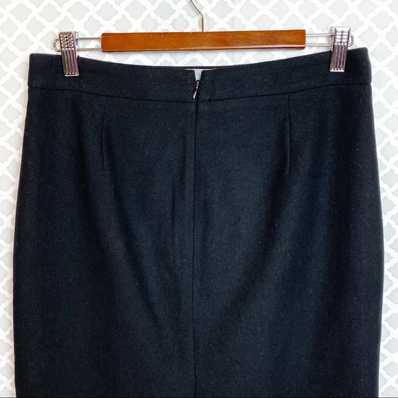 EUC J. Crew Factory Black Wool The Pencil Skirt - Picture 6 of 10